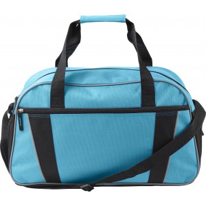 Polyester (600D) sports/travel bag, light blue (Travel bags)