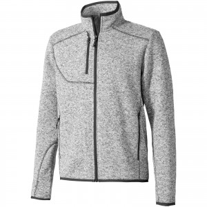 Tremblant knit jacket, HEATHER GREY (Pullovers)