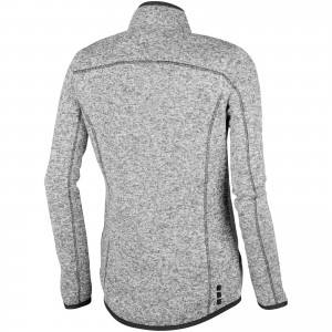 Tremblant ladies knit jacket, HEATHER GREY (Pullovers)