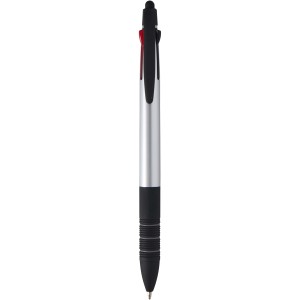 Trine 3-ink RCS recycled ballpoint pen with stylus, Silver <font size=1>[ENG]</font>