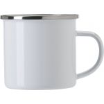 Trinkbecher aus Emaille (350ml) Jamaal, Wei (709888-02)