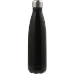 Trinkflasche(650 ml) aus Edelstahl Sumatra, Schwarz (8528-01)