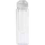 Tritan water bottle with infuser (700 ml), white (8697-02)