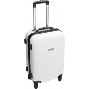 Trolley aus ABS-Kunststoff Serafina, Wei