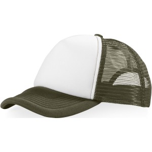 Trucker 5 panel cap, Forest green, White <font size=1>[ENG]</font>