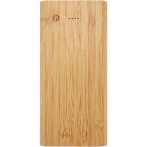 Tulda 10.000 mAh bamboo power bank, Natural (Powerbanks)