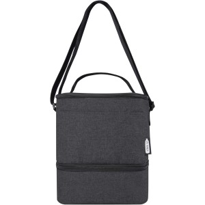 Tundra 9-can GRS RPET lunch cooler bag 9L, Heather Charcoal (Cooler bags)