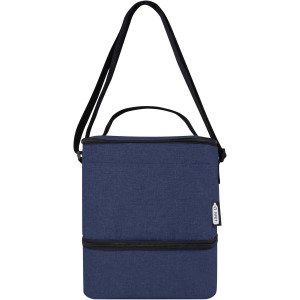 Tundra 9-can GRS RPET lunch cooler bag 9L, Heather navy (Cooler bags)