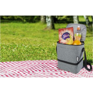 Tundra 9-can RPET lunch cooler bag, Heather grey (Cooler bags)