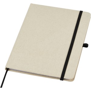 Tutico Hard Cover Notizbuch aus Bio Baumwolle, natur, schwar