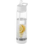 Tutti-frutti 740 ml Tritan<sup>™</sup> infuser sport bottle, Transparent,White (10031401)