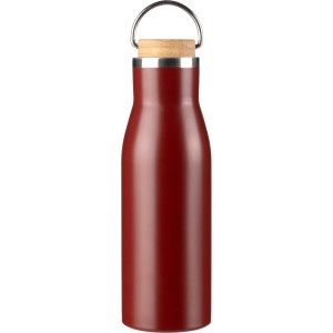 Recycelte Edelstahlflasche Aline, Bordeauxrot