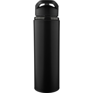 Recycled stainless steel drinking bottle (500 ml) Zeno, blac <font size=1>[ENG]</font>