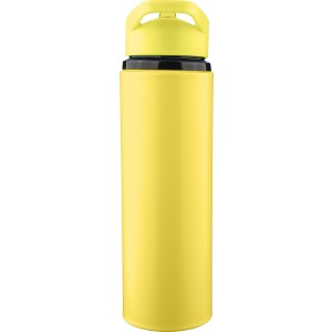 Recycled stainless steel drinking bottle (500 ml) Zeno, yell <font size=1>[ENG]</font>