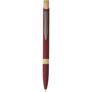 Recycled aluminium ballpen Calandra, burgundy <font size=1>[ENG]</font>