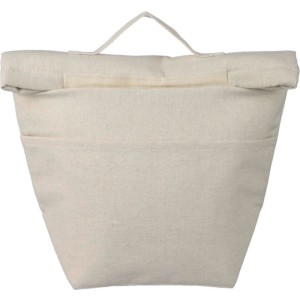 Recycled cotton (220 gsm) rolltop cooler bag Faith, khaki <font size=1>[ENG]</font>