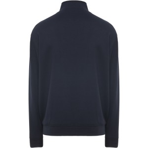 Ulan unisex full zip sweater, Navy Blue (Pullovers)