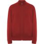 Ulan unisex full zip sweater, Red