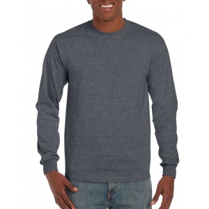 ULTRA COTTON(tm) ADULT LONG SLEEVE T-SHIRT, Dark Heather (Long-sleeved shirt)