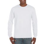 ULTRA COTTON<sup>™</sup> ADULT LONG SLEEVE T-SHIRT, White (GI2400WH)