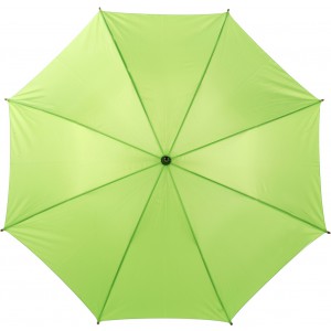 Polyester (190T) umbrella Kelly, lime (Umbrellas)