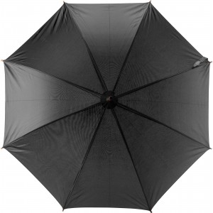 Polyester (190T) umbrella Melanie, black (Umbrellas)