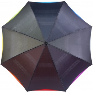 Pongee (190T) umbrella Daria, custom/multicolor (Umbrellas)