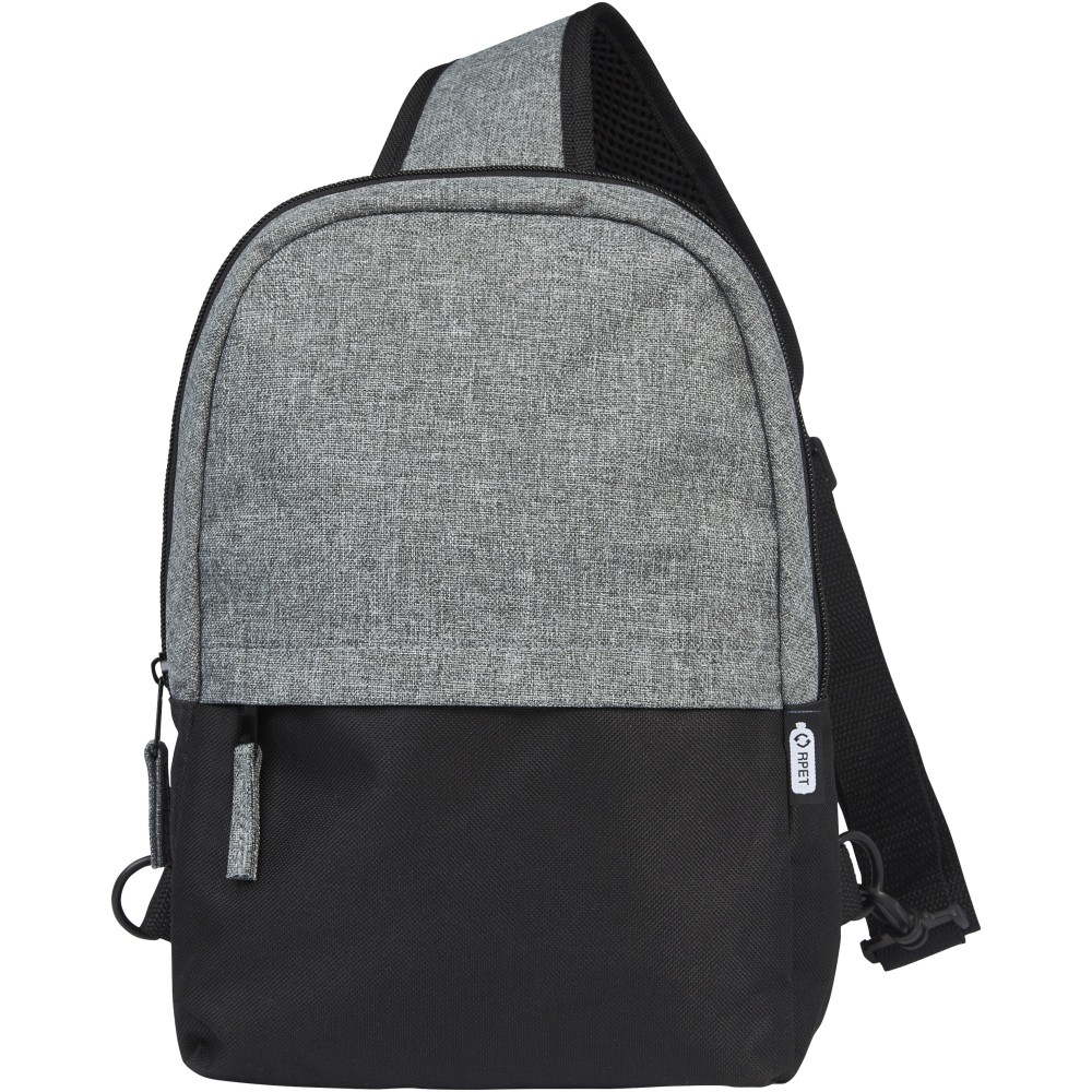 Reclaim GRS recycelte Tragetasche 3,5 L, schwarz, heather gr (Umhängetaschen)