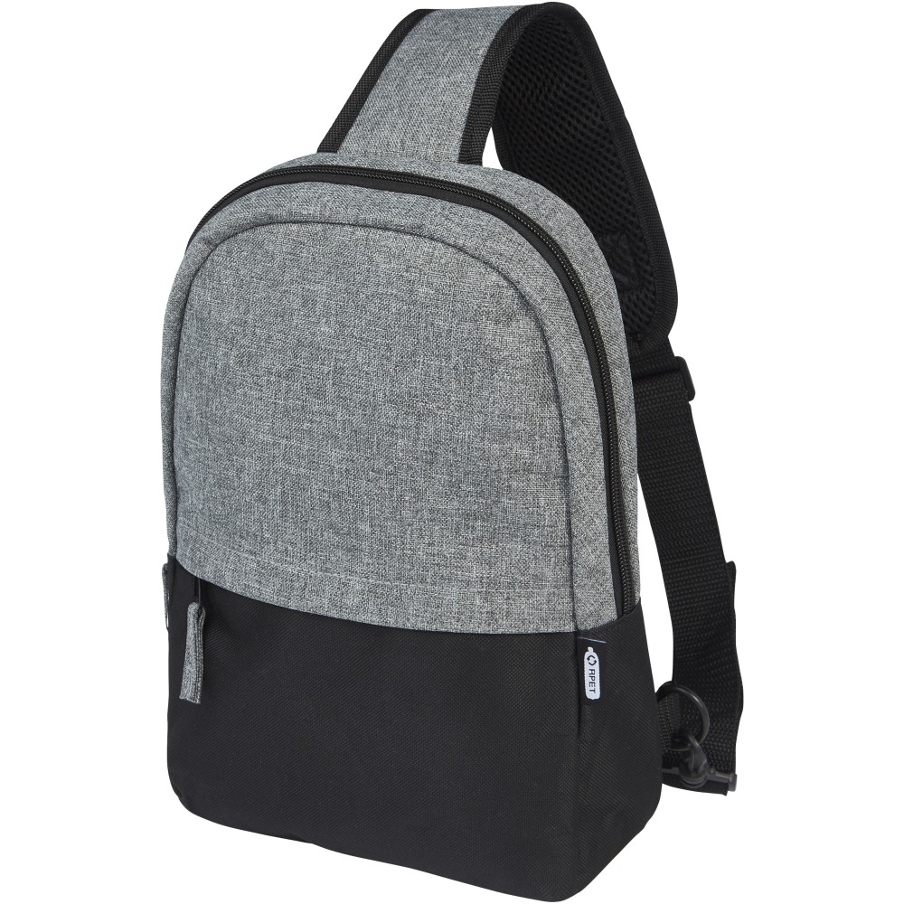 Reclaim GRS recycelte Tragetasche 3,5 L, schwarz, heather gr (Umhängetaschen)