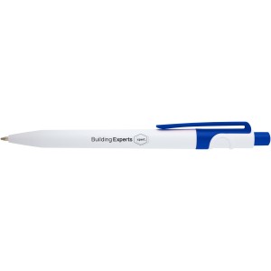 Unica recycled plastic ballpoint pen (black ink), Royal blue (Plastic pen)