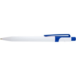 Unica recycled plastic ballpoint pen (black ink), Royal blue (Plastic pen)