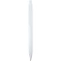 Unica recycled plastic ballpoint pen (black ink), White