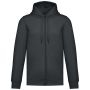 UNISEX FULL ZIP HOODIE, Dark Grey