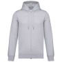 UNISEX FULL ZIP HOODIE, Oxford Grey