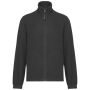 UNISEX MICROFLEECE ELASTICATED JACKET, Dark Grey