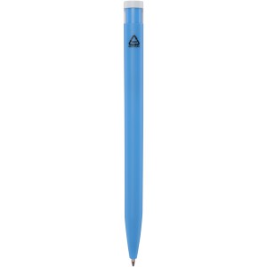 Unix recycled plastic ballpoint pen, Aqua (Plastic pen)