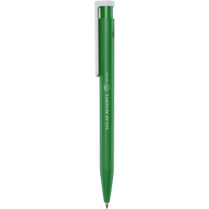 Unix recycled plastic ballpoint pen, Green (Plastic pen)