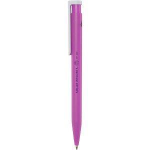 Unix recycled plastic ballpoint pen, Magenta (Plastic pen)