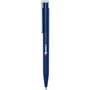 Unix recycled plastic ballpoint pen, Navy (Plastic pen)