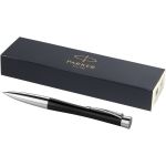 Urban ballpoint pen, solid black,Silver (10648900)