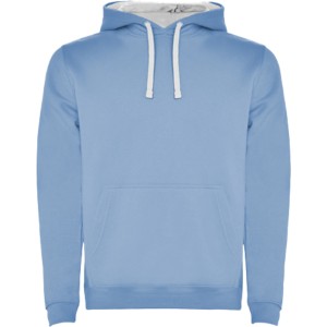 Urban kids hoodie, Sky blue, White (Pullovers)