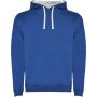 Urban men's hoodie, Royal, White