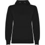 Urban women's hoodie, Solid black