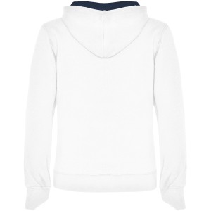 Urban women's hoodie, White, Navy Blue (Pullovers)