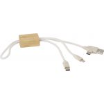 USB charger key holder Keegan, brown (976587-11)