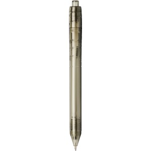 Vancouver recycled PET ballpoint pen, Transparent / Black (Plastic pen)