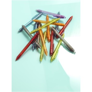 Vancouver recycled PET ballpoint pen, transparent clear (Plastic pen)