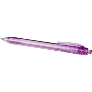 Vancouver recycled PET ballpoint pen, transparent purple (Plastic pen)