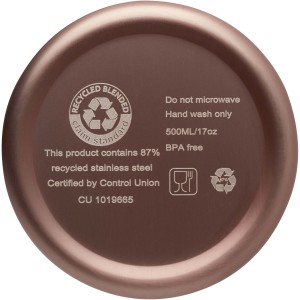 Vasa 500 ml RCS certified recycled stainless steel copper va (Thermos)