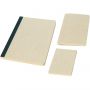 Verde 3-piece grass paper stationery gift set, Cream